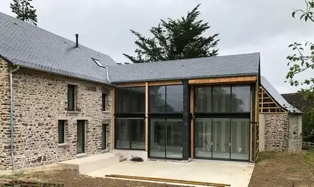 dallage béton terrasse Rennes-1